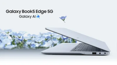 Samsung представила Galaxy Book 5 Edge 5G — первый ноутбук серии с поддержкой мобильной связи