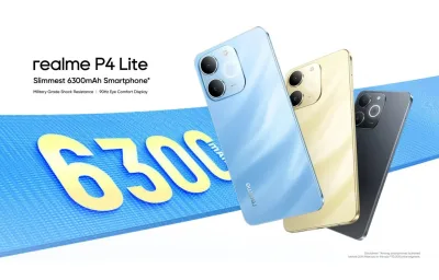 Realme P4 Lite: 6300 мАч, защита MIL-STD-810H и цена от $110