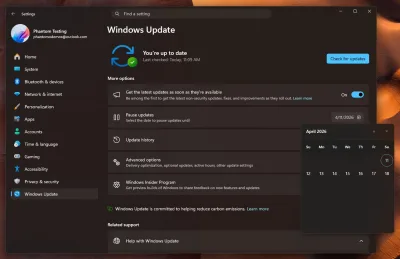 Windows 11 разрешит выбрать точную дату обновления