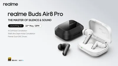 Realme Buds Air 8 Pro и Watch S5 представят 22 мая вместе с Realme 16T