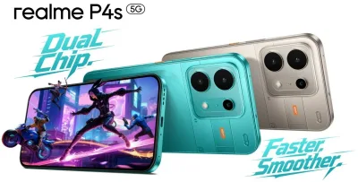 Представлен Realme P4s: два чипа, батарея на 8000 мАч и дисплей 6500 нит