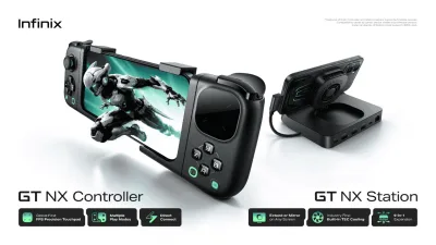 Infinix превратит смартфон в игровую консоль с GT NX Controller и GT NX Station
